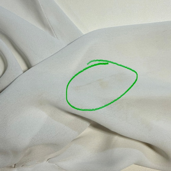 VINTAGE crochet floral lace collar blouse button down tailored lightweight 90s - Picture 13 of 17